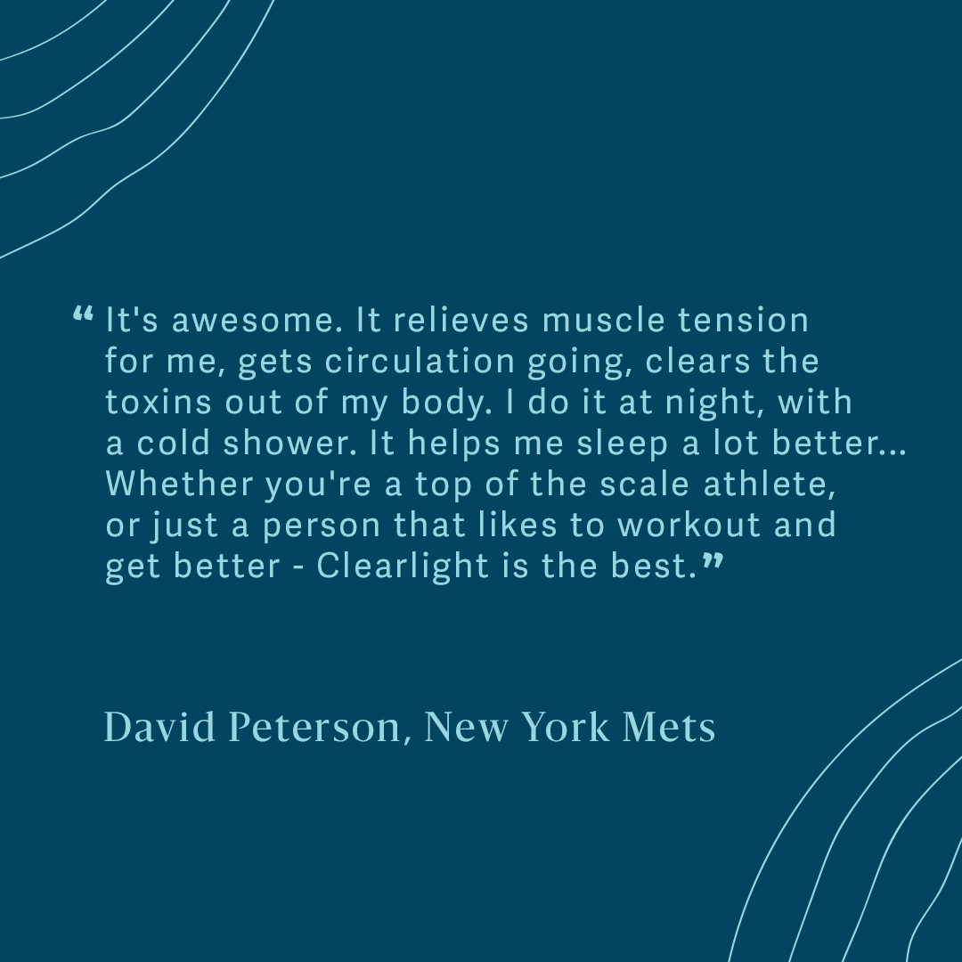 The favorite thing New York Mets pitcher David Peterson does for his body outside of his offseason training? His Clearlight Infrared Sauna! From better sleep and circulation to relieving muscle tension, hear why David is an infrared sauna fan.