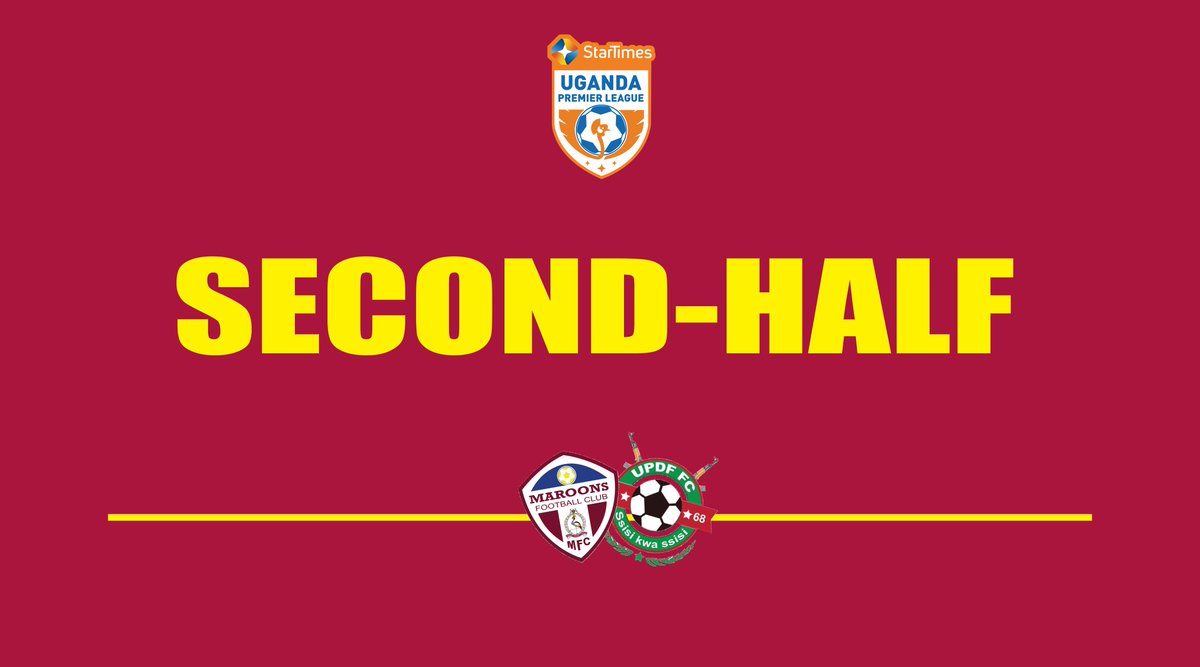 OfficialMaroons's tweet photo. #SUPLMD15
We are back for the last half!
#MAR 🔴||2:1||⚫ #UPDF
#MARFC || #MARUPDF ||#StarTimesUPL https://t.co/XyQlJ7L6O3