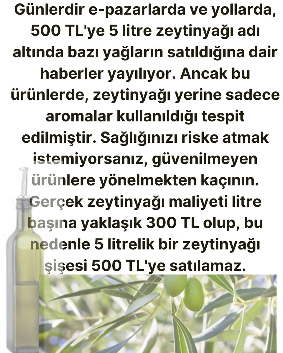 zeytinyağı pahalı değildir.