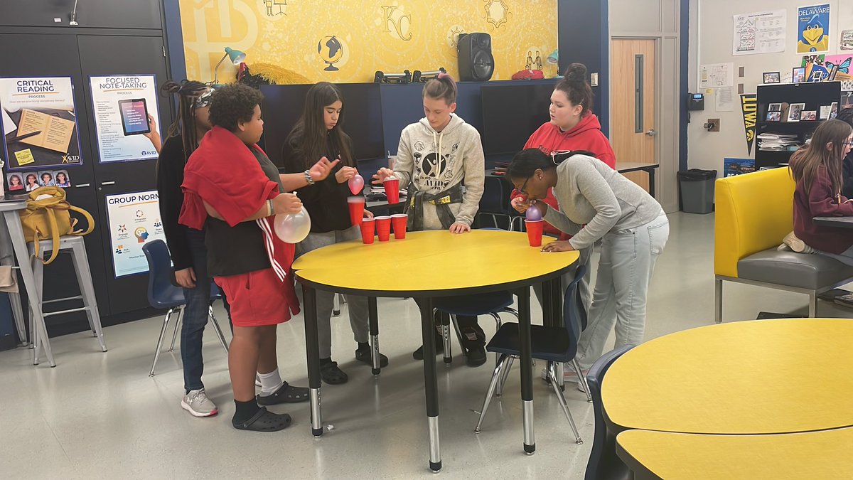 Hot Air Ballon Activity in our AVID classroom at @MaplePrkVikings 
#WICOR- Organization/Collaboration