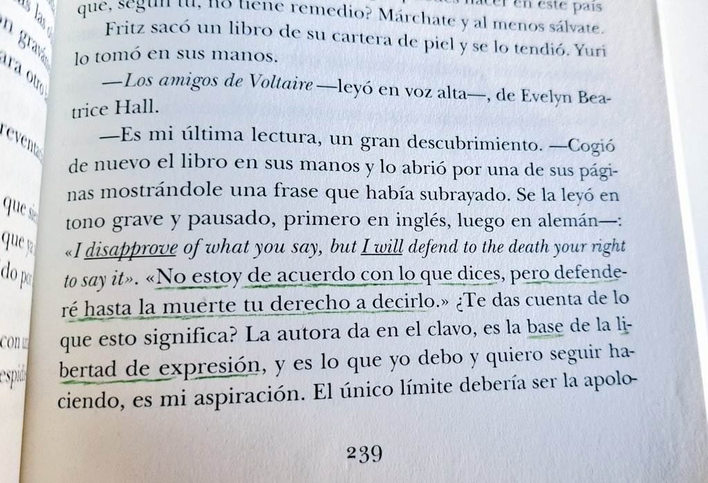 Margd_38's tweet photo. "No estoy de acuerdo con lo que dices, pero defenderé hasta la muerte tu derecho a decirlo" https://t.co/UfuSLbphwK