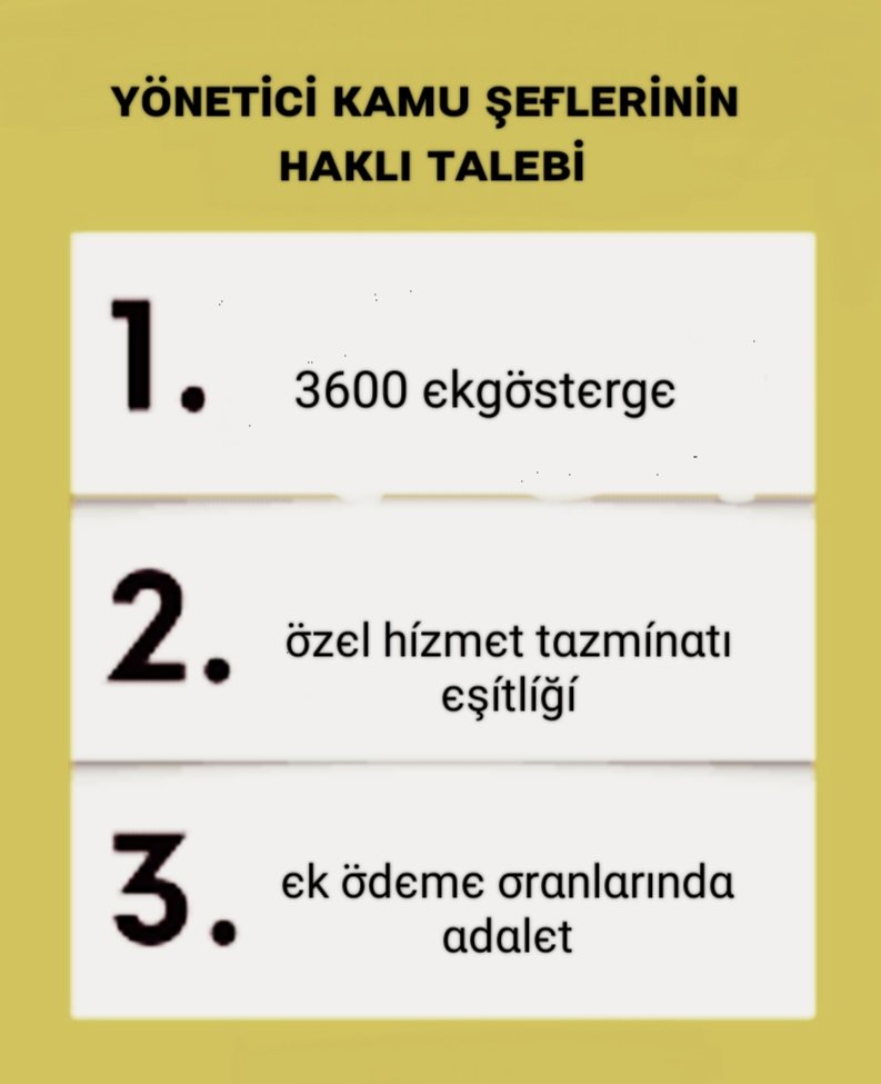 ozgurchef1978's tweet photo. 📍Derdimiz kazanım değil
📍Hakkımız olan
📍3600 Ekgösterge
📍Özel Hizmet Tazminatı Eşitliği
📍Ek Ödeme Oranlarında Adalet
📍#KamuŞefleri ne adalet
@RTErdogan @_cevdetyilmaz  @isikhanvedat @avabdullahguler @ErbakanFatih @erkanakcay45 @_aliyalcin @OnderKahveci @HBTONBUL 29 https://t.co/ZUOjViIIu2