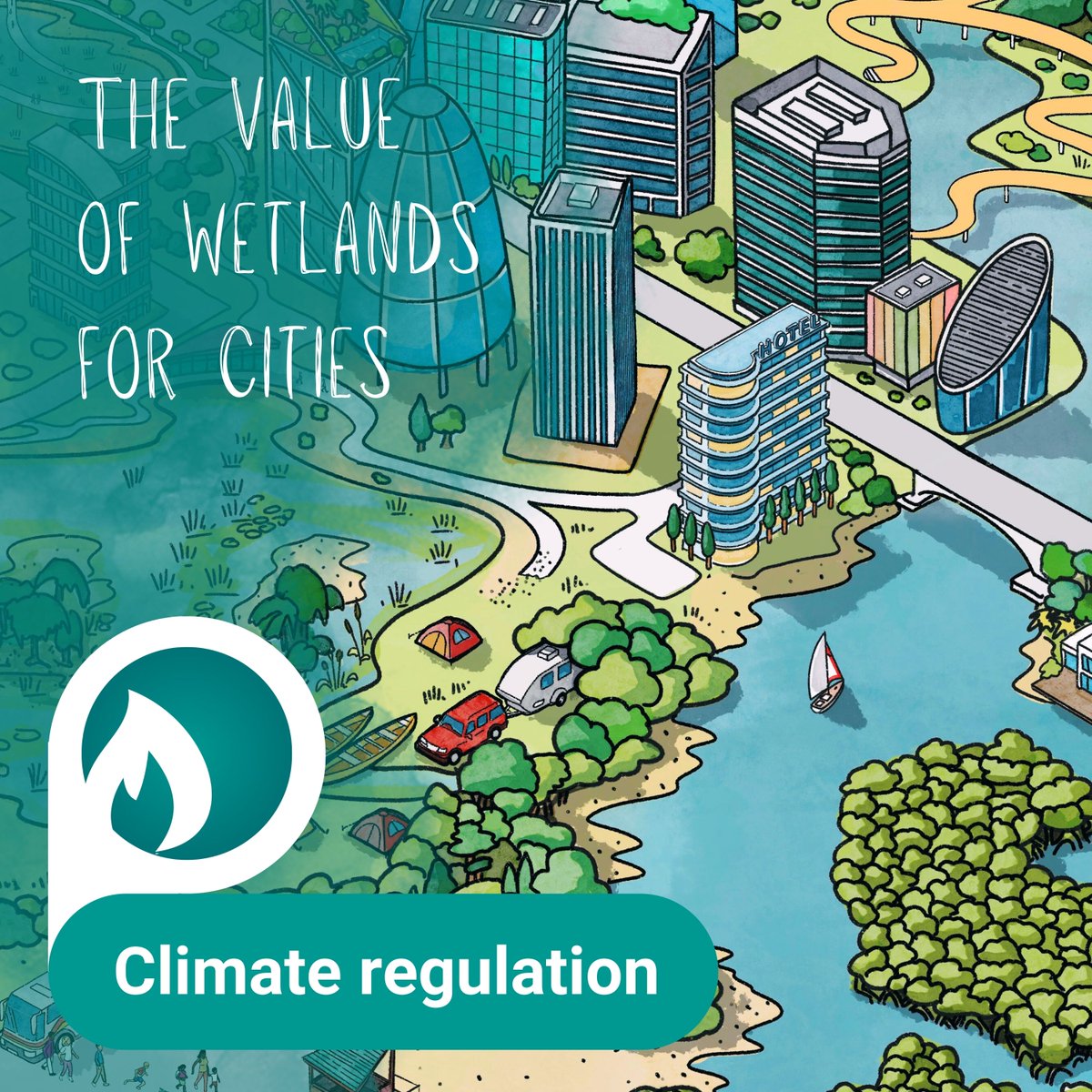 Discover the value of #WetlandsForCities #CitiesWithNature

Climate regulation: Wetlands store carbon, fight climate change & regulate temperatures in cities. 🌇

🔗citieswithnature.org/the-value-of-w…

#GenerationRestoration #ForNature