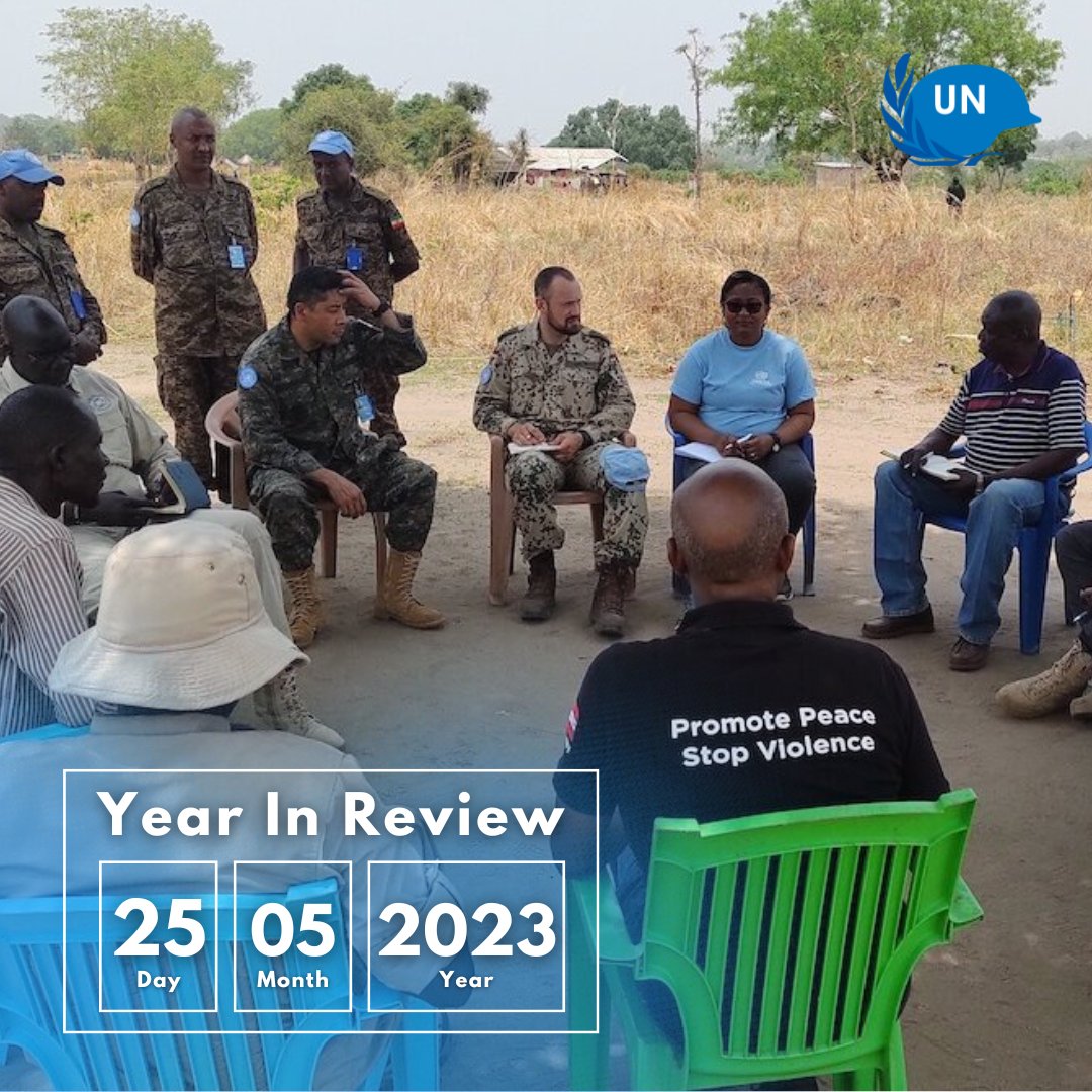 #YearInReview: In May 2023, we highlighted Teclaire Same Moukoudi, a #Cameroonian 🇨🇲 @UNVolunteers serving as a Civil Affairs Officer with @unmissmedia.

Read how she contributes to local development & human rights. @UN @UN_Cameroon

More👉ow.ly/gojm50QmFeO