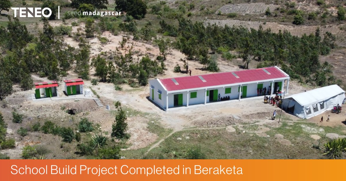 This new year not only brings a new school to Beraketa, but new beginnings for the students and the community! 

Teneo and SEED Madagascar are excited to announce the completion of our recent school build project in Madagascar, Beraketa EPP (Primary School).

#purposebeyondprofit