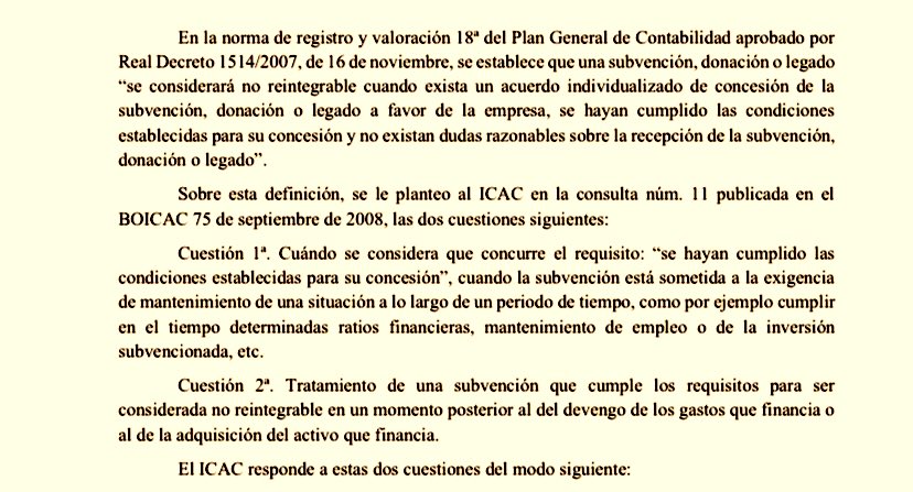 EContables's tweet photo. 📝 Caso práctico: cuando una subvención, donación o legado se considera no reintegrable.

por @glabatut #EC_CGE https://t.co/56NtzXjUrQ https://t.co/2YUpaegYUW