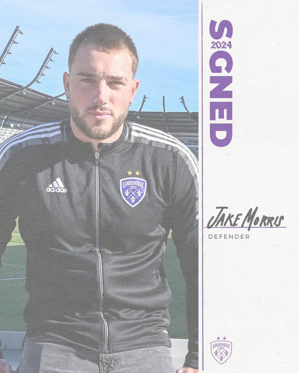 loucityfc's tweet photo. A young defender with title-winning experience 🏆

Welcome to Louisville, @jakemorristm!

🔗 https://t.co/EGIW5od948 https://t.co/rfKZcJ3pJ6