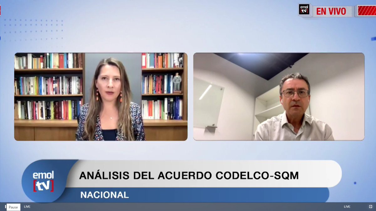 lucybeo's tweet photo. Ahora Marcos Singer, Director #MBA @ucatolica , @EscuelaAdmUC , conversa con @barbarabricenok en @EmolTV sobre el acuerdo SQM-CODELCO👇 
https://t.co/7jtoAtYyO9 https://t.co/zm3zDHd2vF
