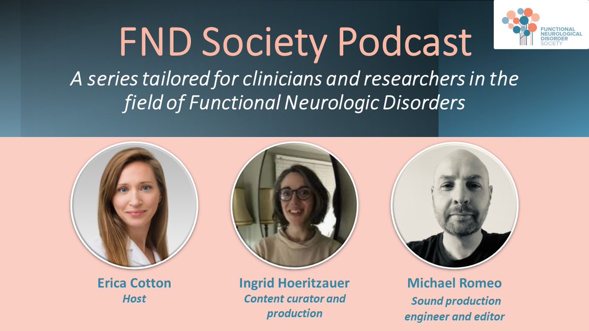 🌟Exciting News! Learn more about Functional Neurologic Disorders with the FND Society Podcast! 🎙️🧠It's not just a New Year's Resolution – it's a commitment! 

In 2024, we are determined to elevate our efforts in advancing professional knowledge and understanding of FND [1/n]🧵
