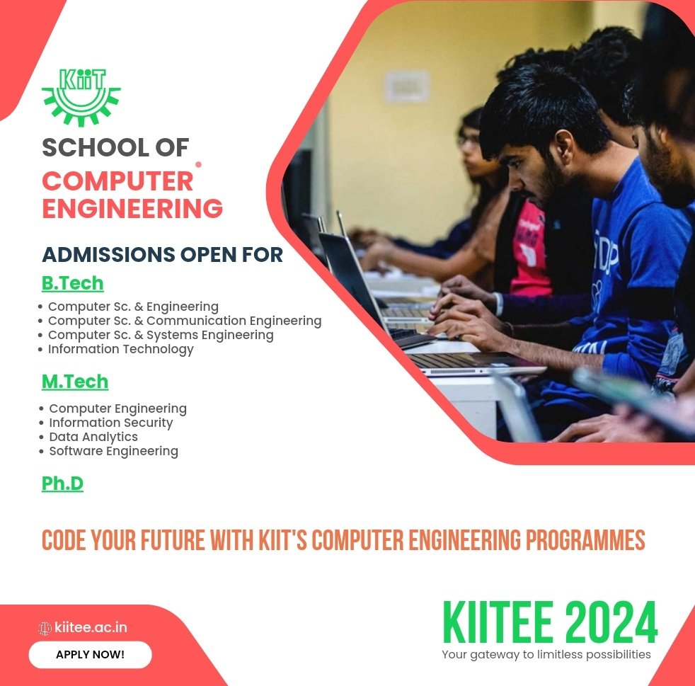 Dive into the World of Tech!

Elevate Your Future with KIIT's Computer Science Engineering Programmes. Join the Tech Revolution Today!

Apply Now - kiitee.ac.in 

#KIITEE2024 #entranceexam #Bhubaneswar