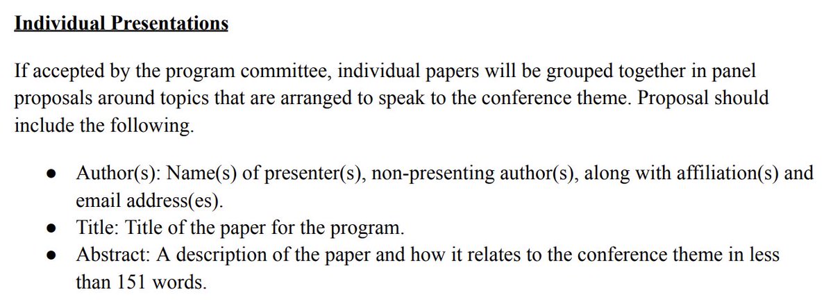 Individual proposals for the #PATheory2024 Conference (hosted by <a href="/RutgersSPAA/">Rutgers SPAA</a>, June 7-9, 2024) are due January 15th!   

Proposals can be submitted using this link: tinyurl.com/yvut6rz6

<a href="/ASPA_DSJ/">ASPA Section on Democracy and Social Justice</a> <a href="/aspaSPAE/">Section on PA Education</a> <a href="/aspa_snaps/">SNAPS</a> <a href="/CIDE_DAP/">CIDE DAP</a> <a href="/aspaSPAE/">Section on PA Education</a> <a href="/NASPAA_DEI/">NASPAA: Diversity and Social Equity Committee</a> @ProfHat <a href="/JSEPAJOURNAL/">JSEPA</a>