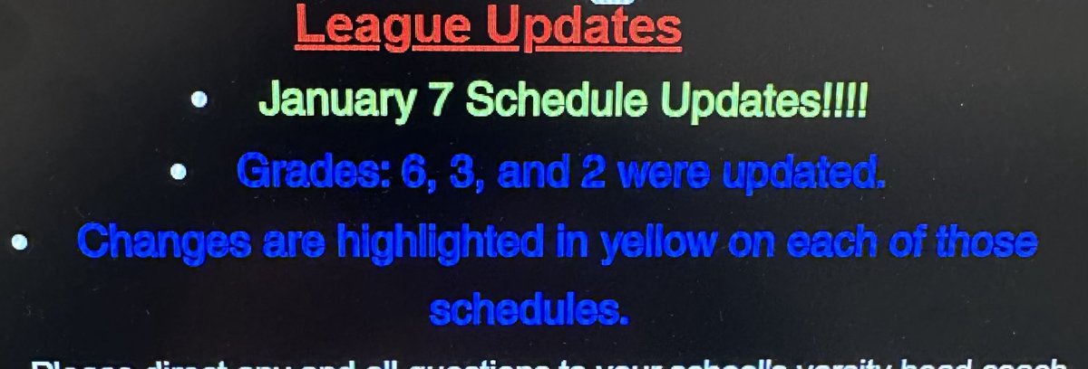 🚨January 7 Updates🚨