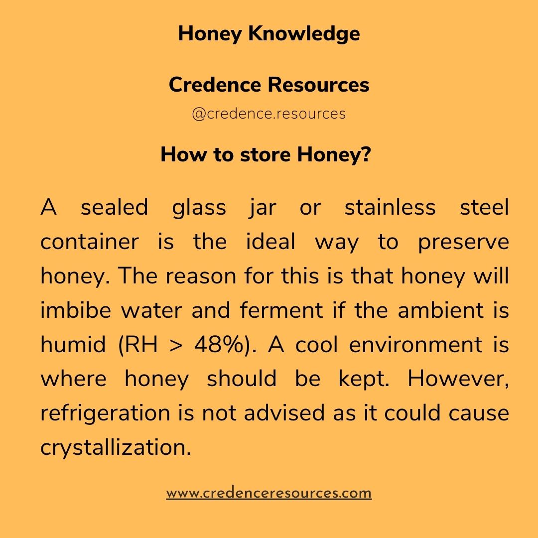cresources's tweet image. Storing honey the right way ensures its deliciousness for longer! 🍯✨ Keep your golden goodness in a cool, dry place away from direct sunlight to maintain its natural flavors and texture. Did you know? Honey's shelf life is practically eternal when stored properly! 🌟 #HoneyTips