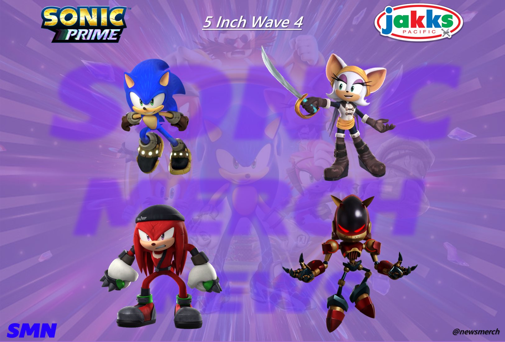 Sonic Prime Shadow 5 Action Figure 