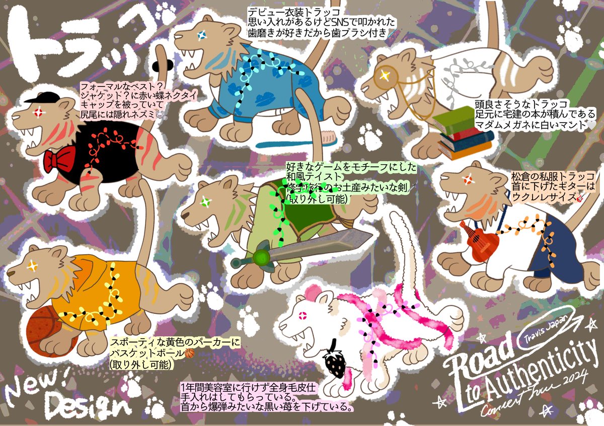 ⚠️ネタバレ 💜🐅🐅🐅🐅🐅🐅🐅💜 🐯トラッコNew Design