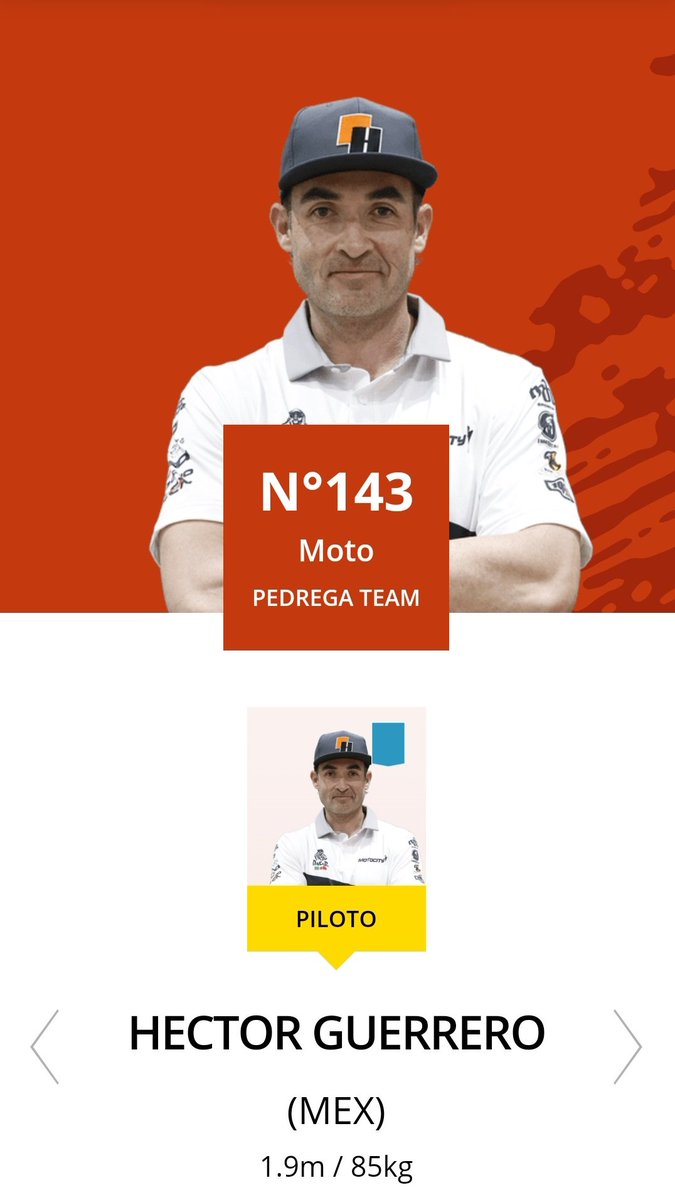 motortotalMX's tweet photo. Ya empezó el @dakar, hoy se corre el prólogo, algunas tripulaciones ya han terminado esta etapa.🏁
Y por si se lo preguntaban. Si hay un representante de México. 🇲🇽
Héctor Guerrero participa con el equipo #pedregateam en la categoría de motos con la máquina 143 🏍️ https://t.co/fSCTLG8x6X