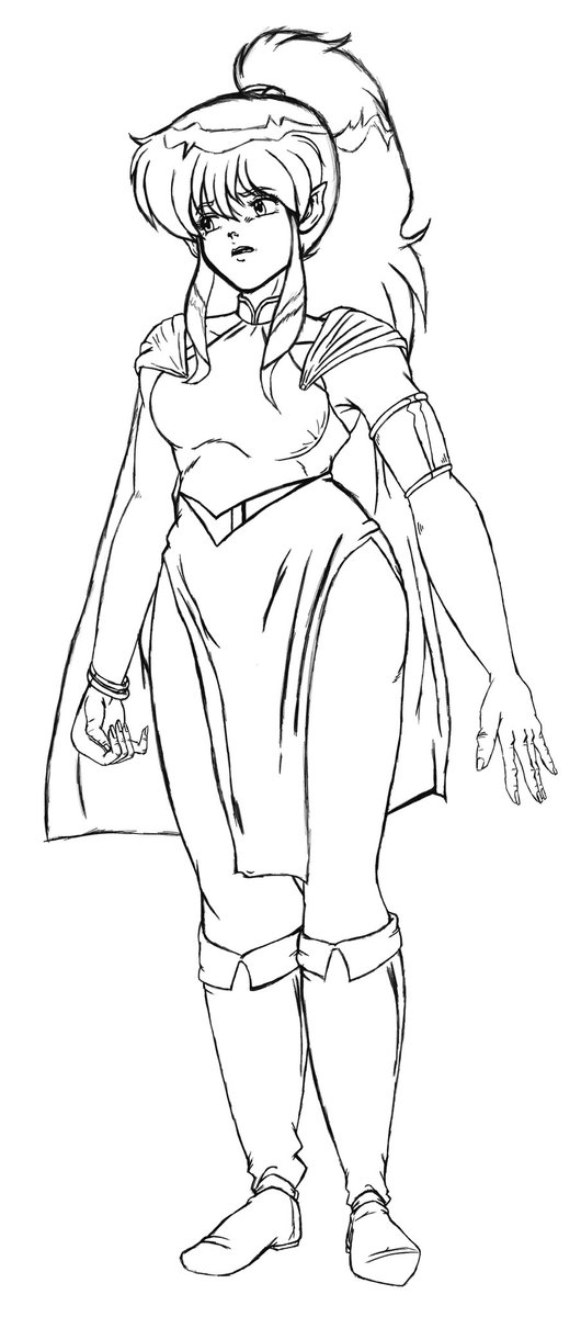 nekomilkNSFW's tweet photo. It's Pierce! 
This is a WIP for part of a much bigger illustration I am currently working on of the cast of Dragon Pink.
#DragonPink https://t.co/3l2ReDPJye
