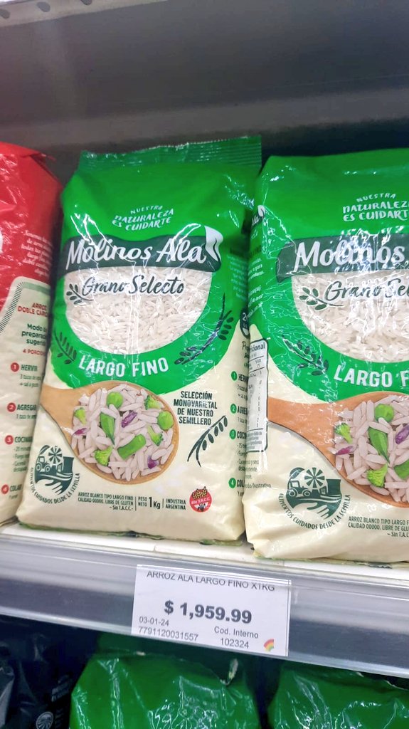 PreciosRosario2's tweet photo. #ArrozEnRosario
👉🏻 Otras opciones de 1 kilo en Súper #ArcoIris
💰 $849 #Primor
💰 $1499 #Lucchetti integral
💰 $1959 #MolinosAla
💰 $2229 #Lucchetti doble Carolina
#FotoTestigo 📸 https://t.co/ijQov7nUTH
