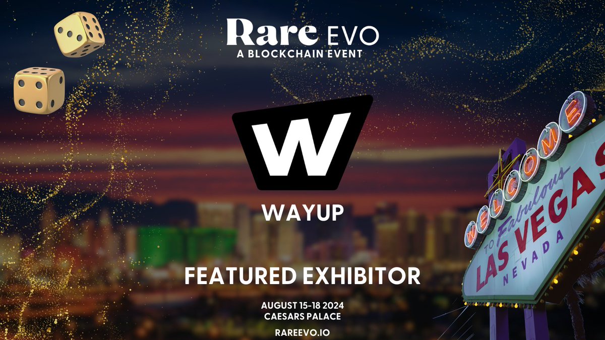 RareEvo's tweet photo. We are pleased to announce @wayupio as a Featured Exhibitor for Rare Evo 2024! https://t.co/MhMTHAWrpM