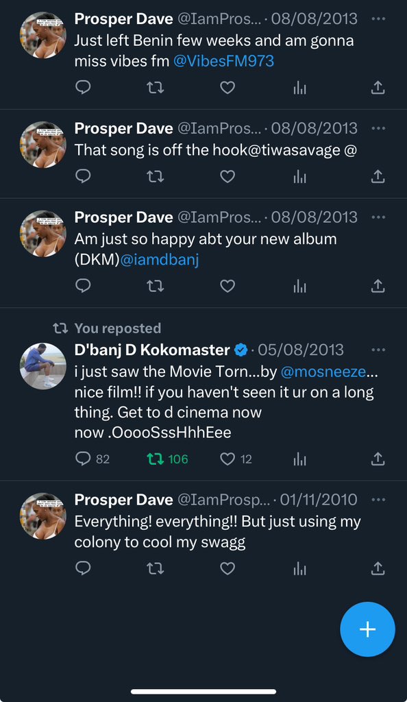 IamProsperDave's tweet image. @iamdbanj  baba I regard you . Your humble fan don Dey follow for some years now! Baba abeg reciprocate #EjaNla