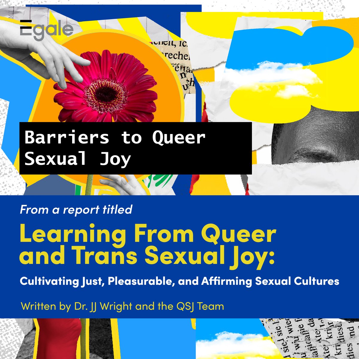 Learning From Queer and Trans Sexual Joy: Cultivating Just, Pleasurable, and Affirming Sexual Cultures, a report from a project led by @JessicaW_Tweets in collaboration with Egale Canada, describes specific phenomena that produce barriers to experiencing queer sexual joy.