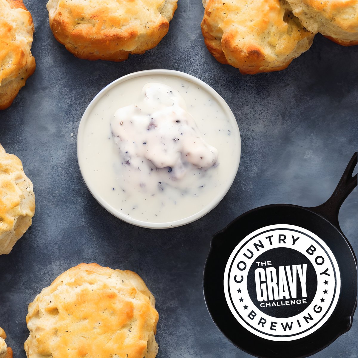 Do you make the best biscuits and gravy around? Bring your recipe to the Country Boy Gravy Challenge! Sign up at the link below, and enter your gravy for a chance to win a $500 cash prize! eventbrite.com/e/country-boy-…
