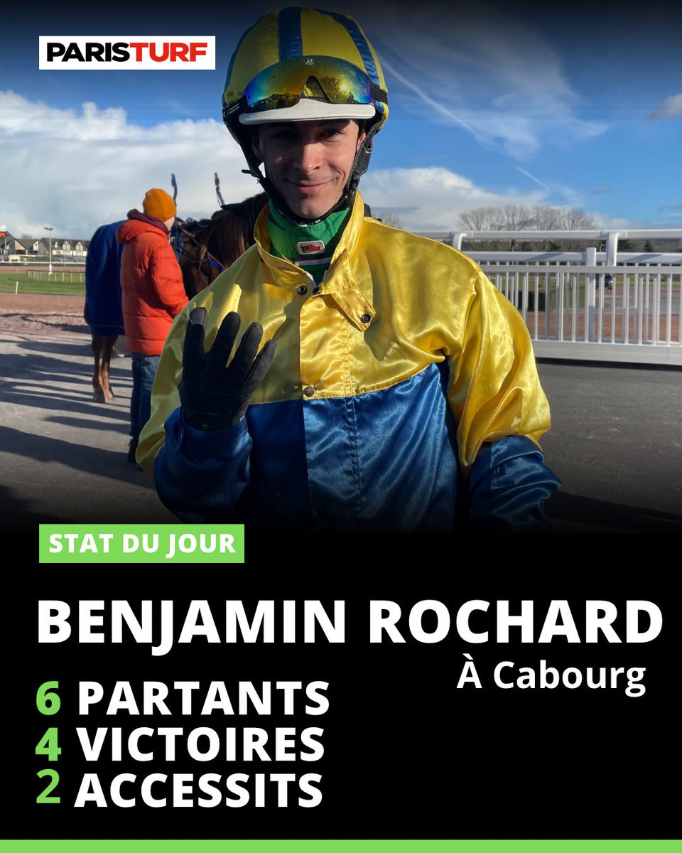Paris_Turf's tweet photo. Benjamin Rochard auteur d’un coup 4 ce vendredi à Cabourg 👏🏻🏆 https://t.co/uUMkNkMlJJ