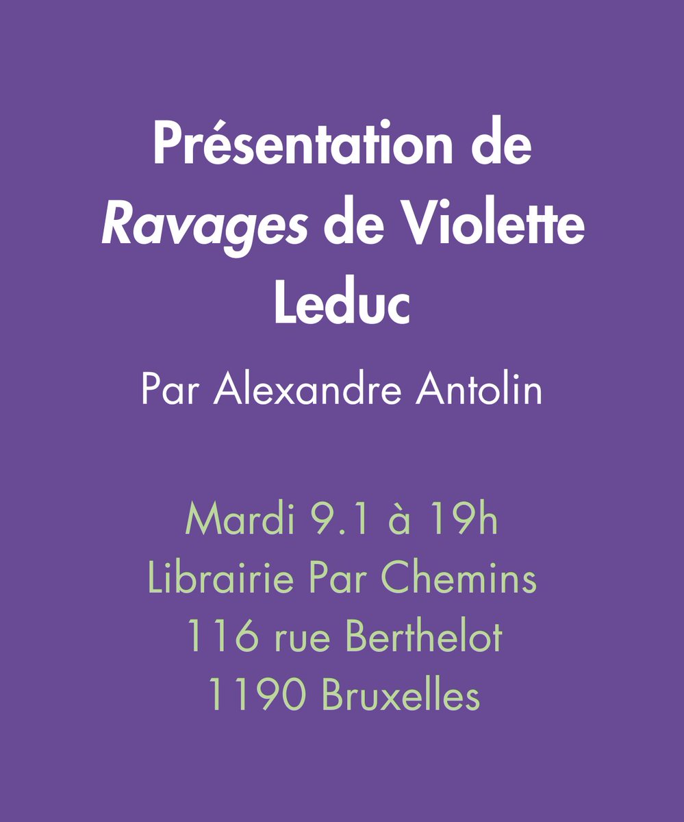 nicolas_baudoin's tweet photo. #Ravages de Violette Leduc !
D'ailleurs à ce sujet... https://t.co/GUgxiIs0PV