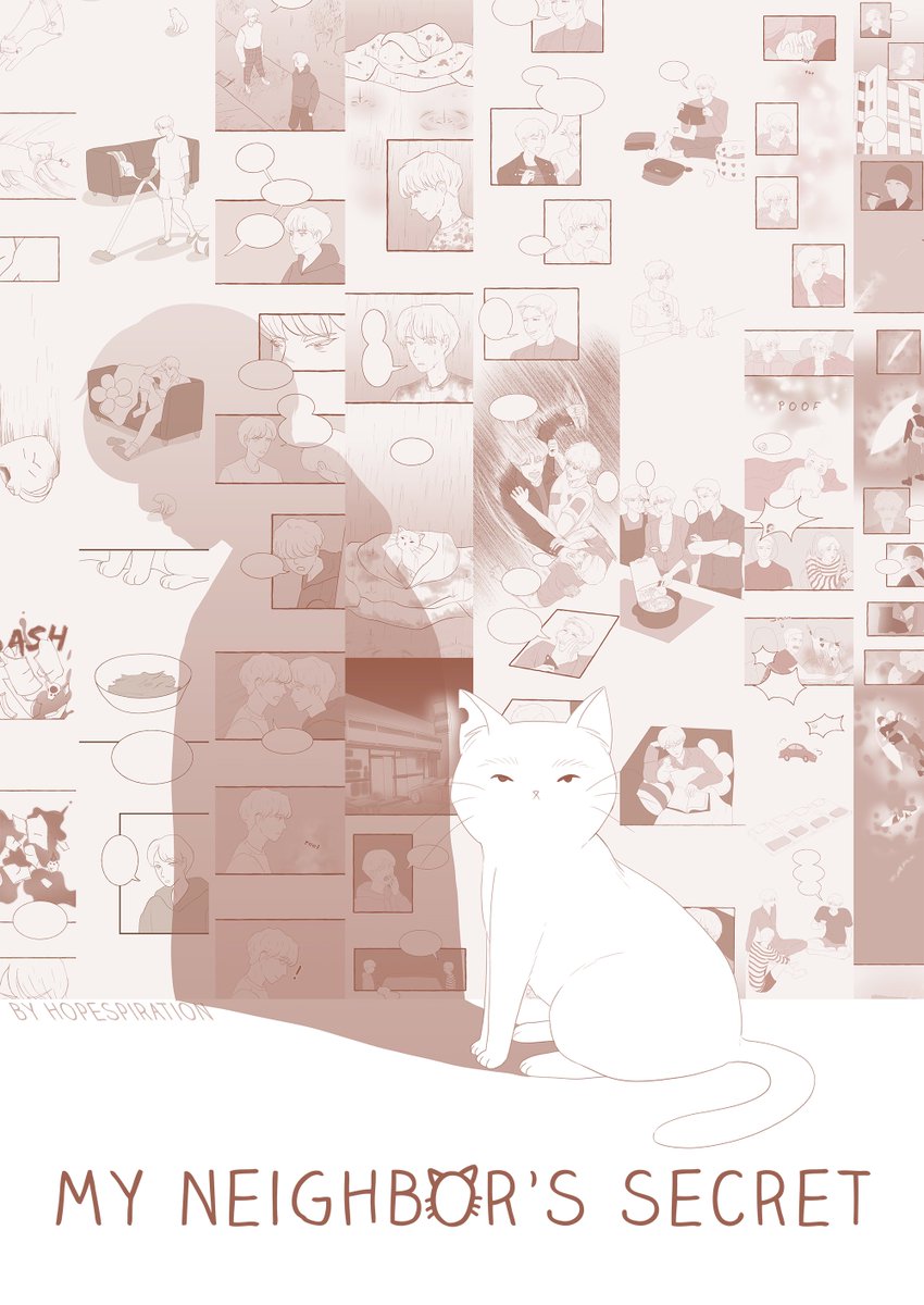 hopespiration's tweet photo. my neighbor's secret 🐱

a comic in which hoseok's neighbor disappears, and he finds a stray cat https://t.co/npH2jz9UUi