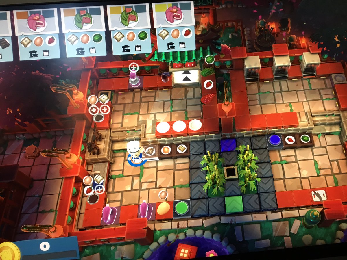 SmvrtyTV's tweet photo. My team mates dc and left me with all these orders 😭 #overcooked https://t.co/t6FkbEZKRV