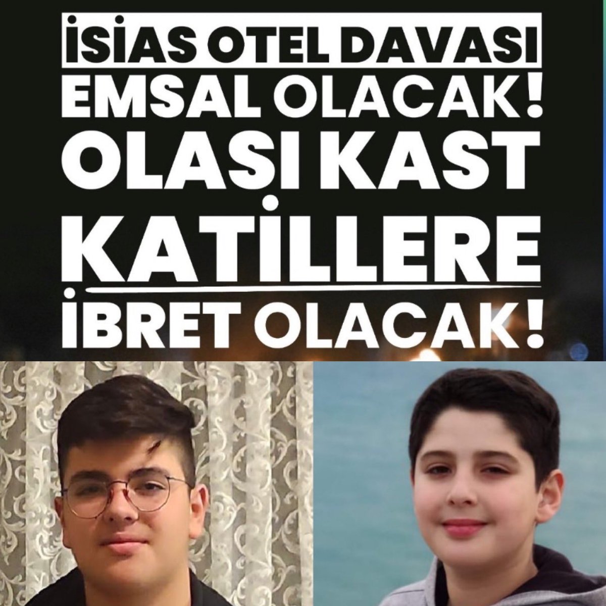 Tüm yalanlara rağmen‼️
#isiasemsaldavaolacak
#isiasortakdavamız 
Doruk’um 💙
Alp’im 💚
Şampiyonlarımız 🪽
Vazgeçmedik
Vazgeçmeyeceğiz ‼️