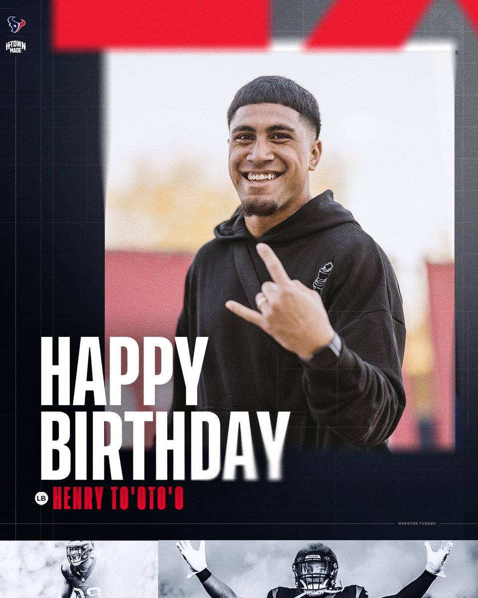 HoustonTexans's tweet photo. HBD Henry❗️ https://t.co/rVGbrTd8CB