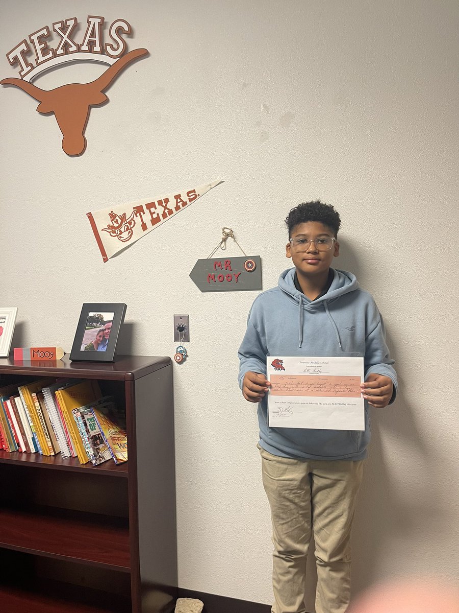 First positive behavioral referral of 2024 goes out to Nikko. This young man took it upon himself to warmly greet and introduce himself to me. #Believe that Bobcats are #GOODER