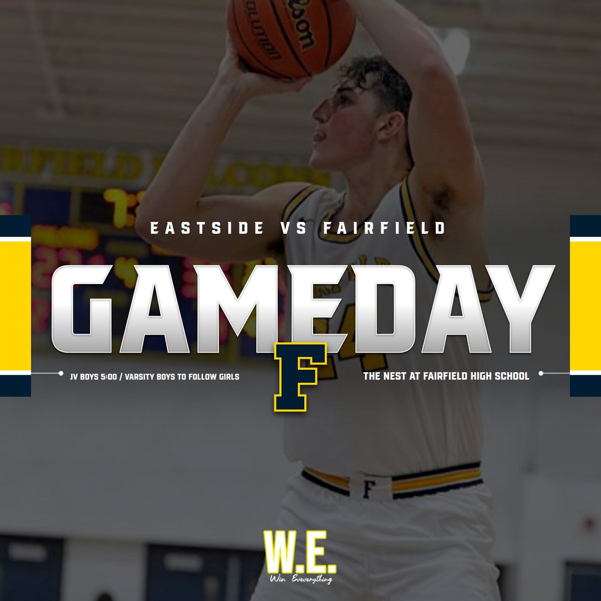 GAMEDAY
Boys/Girls double header. Please note the JV start times.
⏰ JV Girls (Aux) 5:00
⏰ JV Boys (Main) 5:00
⏰ Varsity Girls approx. 6:30
⏰ Varsity Boys to follow Girls Varsity