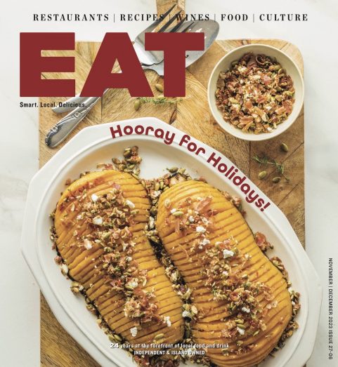 Great recent issue of @EatMagazine: artilcles on Shuck Taylor's, a beautiful butternut squash recipe & seasonal ads. Clearly the woke mob has infiltrated their editorial department with no mention of 'Christmas'. Which reminds me, only 355 shopping days left 'til 'Holiday'.