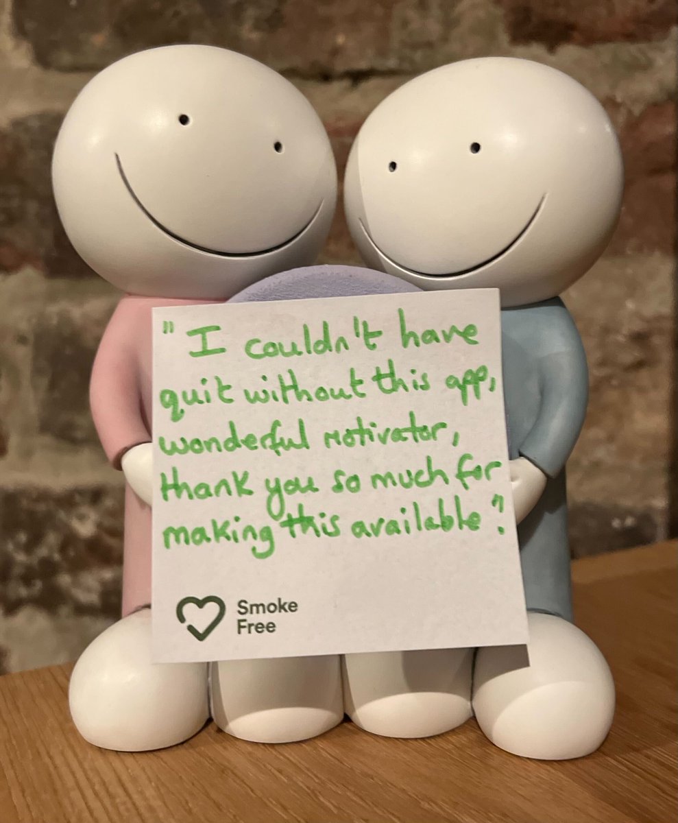 thesmokefreeapp's tweet photo. Thank you to all of our app users who take the time to let us know how the app has helped you!
It makes us proud to do what we do. ๐
#smokefree #smokefreeapp https://t.co/caxfXdpvzS