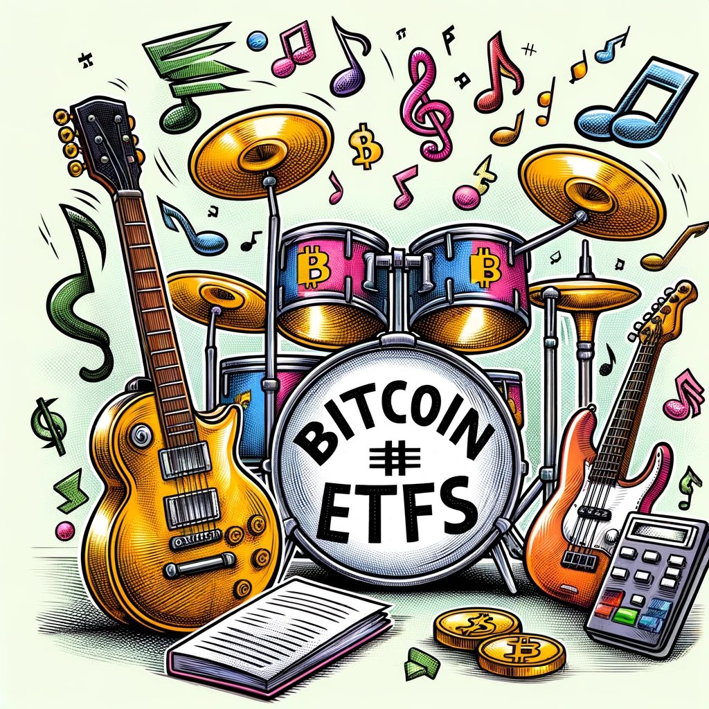 jeffwangolf's tweet photo. If @bitcoin were a rock band, #Bitcoin ETFs would be its greatest hits album - repackaged for the mainstream, but with the same classic beats! 🎸🚀
#BitcoinETF #CryptoTrends #intoweb3 https://t.co/k0d7TNvEo7