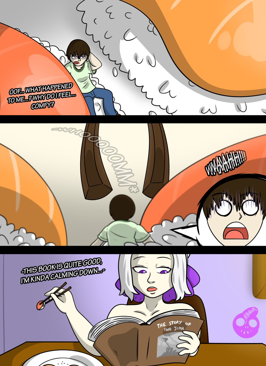 Nikonoir99's tweet photo. New commission featuring characters from Girlfriend Girlfriend!
#size #giantess #anime #vore #giantessvore #unawarevore #mouth #tongue #uvula #saliva #shrinking #tinyman #tinyperson https://t.co/zpgKsBQfP9