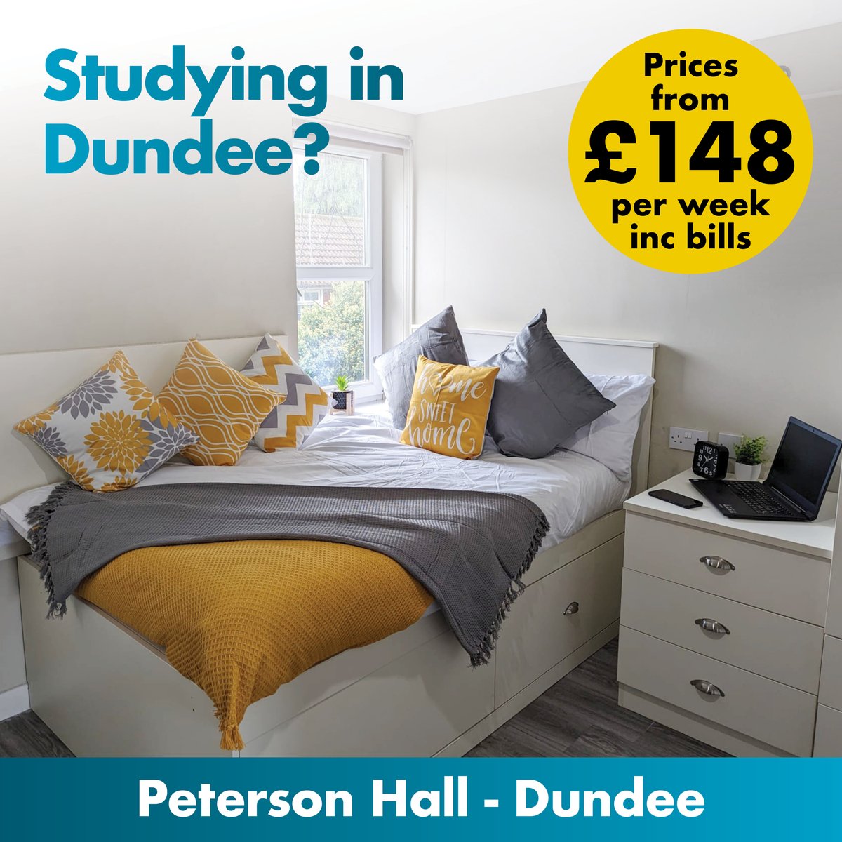 MansionStudent's tweet photo. Studying in #Dundee, #petersonhall is a stylish, modern #studentaccommodation just a 5 min walk to #UniversityofDundee at just £148pw 👉 https://t.co/8mF6gVim13  #mansionstudent  #studentlife #university #students #internationalstudents  #postgraduate #DundeeUni #AbertayUni https://t.co/Vo3WUobAKB