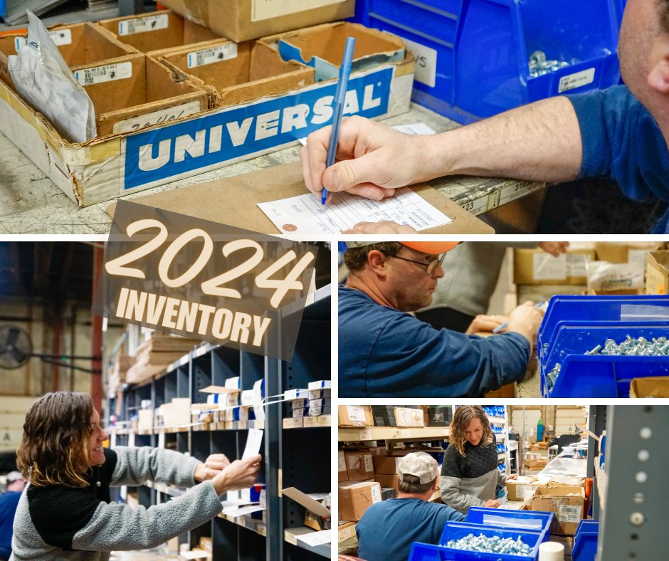 Universal1906's tweet photo. We're starting the new year off right at Universal Industries, Inc.! Inventory may not be the most glamorous topic but it's the backbone of our success. Here's to a prosperous and well-organized 2024! 📈✨#inventorymanagement #ManufacturingSuccess #materialhandling #manufacturing https://t.co/aCQVeYj2ZV