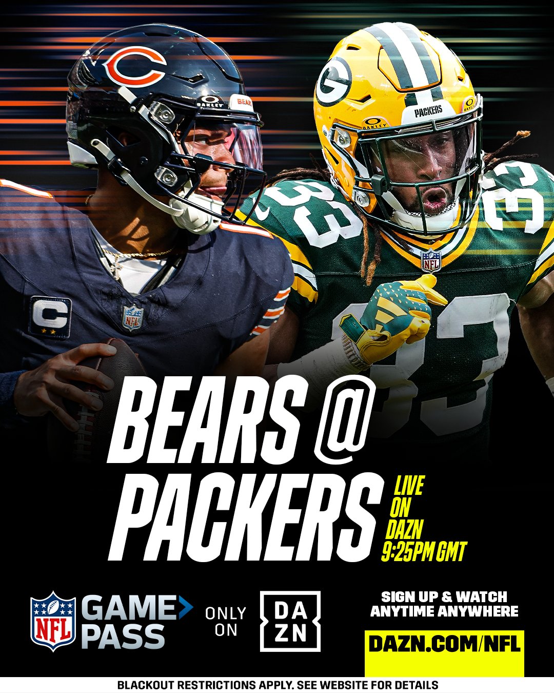 How to watch deals packers vs bears game