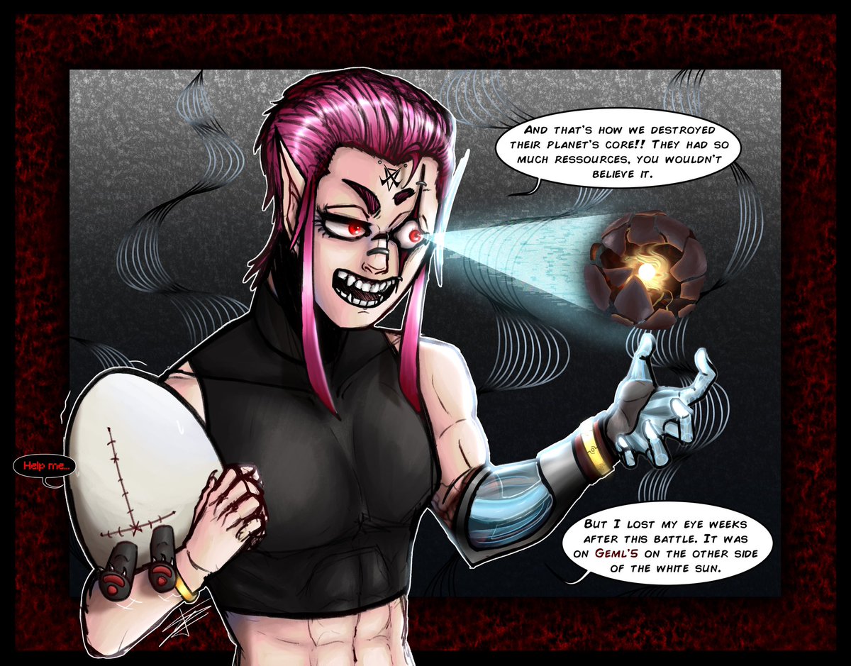ioana_ra_'s tweet photo. My obsession with Qsmp actually made me play minecraft again months ago and I created a character for it.
Her name is Larks, she’s a warrior from outer space and she has prosthetics (eye and arm). Featuring egg boy Hunter (my sona) 👁️🕳️👁️🥚
#minecraft #eggsona #alien https://t.co/GN9e2l2rTi