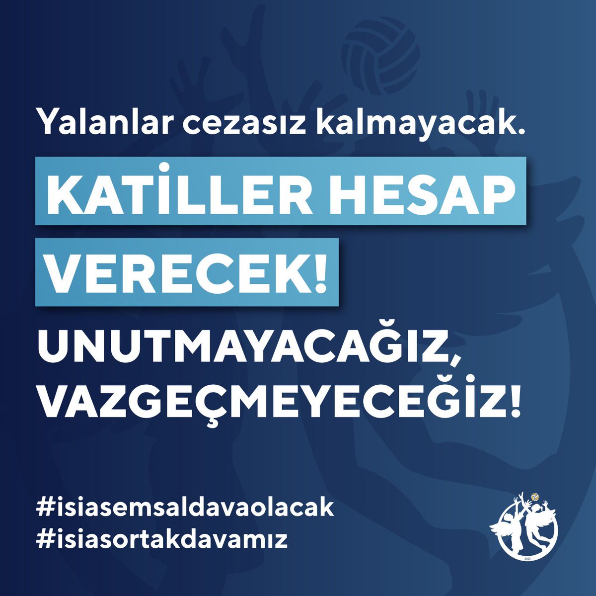 Mühendislik bilime ilime bağlıdır. Herşey mevzuata, kurallara ve kanunlara uygun yapılsa #isias evlatlarımıza mezar değil korunak olurdu! Çocuklarımızı deprem değil, soğuk değil siz aldınız bizden!

Bunlara sebep olanlar en ağır şekilde yargılanmalı! #isiasemsaldavaolacak