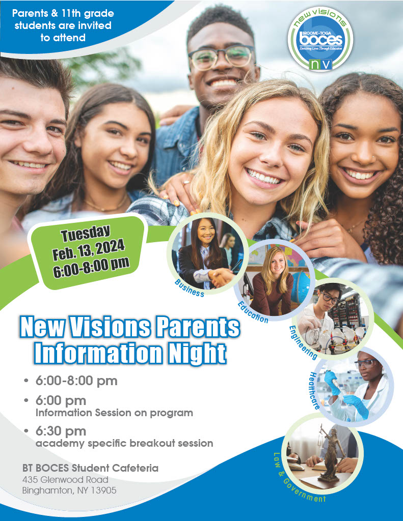 Julie Keenan (@btnewvisionsbus) on Twitter photo Save the date for our New Visions Parent Information night! <a href="/BTBOCES_IP/">BT BOCES IP</a> <a href="/BinghamtonCSD/">Binghamton CSD</a> <a href="/CVCSDWarriors/">CV Schools</a> <a href="/HCSHORNETS/">HARPURSVILLE CSD</a> @JohnsonCityCSD <a href="/MECSDSpartans/">Maine-Endwell</a> <a href="/OAUpdate/">OA Schools</a> <a href="/CatholicSchools/">Catholic Schools</a> <a href="/UECSDTigers/">UECSD Tigers</a> <a href="/JoAnnSexton4/">Jo-Ann Sexton</a> <a href="/WhitneyPointCSD/">Whitney Point Schools</a> <a href="/Windsor_CSD/">Windsor Schools</a> <a href="/BtNewVisions/">Broome-Tioga BOCES New Visions</a> Save the date for our New Visions Parent Information night! <a href="/BTBOCES_IP/">BT BOCES IP</a> <a href="/BinghamtonCSD/">Binghamton CSD</a> <a href="/CVCSDWarriors/">CV Schools</a> <a href="/HCSHORNETS/">HARPURSVILLE CSD</a> @JohnsonCityCSD <a href="/MECSDSpartans/">Maine-Endwell</a> <a href="/OAUpdate/">OA Schools</a> <a href="/CatholicSchools/">Catholic Schools</a> <a href="/UECSDTigers/">UECSD Tigers</a> <a href="/JoAnnSexton4/">Jo-Ann Sexton</a> <a href="/WhitneyPointCSD/">Whitney Point Schools</a> <a href="/Windsor_CSD/">Windsor Schools</a> <a href="/BtNewVisions/">Broome-Tioga BOCES New Visions</a>