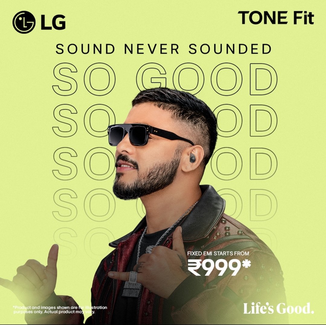 Suno nahi, feel karo! LG Tone Fit lekar aaya hai music ka naya andaz. Sirf ₹999/month* mein fixed EMIs ke saath.
Know more on lg.com/in and register now for exclusive benefits.

<a href="/LGIndia/">LG India</a>
#LGToneFit #Earbuds #EarbudWireless #EarbudsBluetooth #Earphones #Earphone