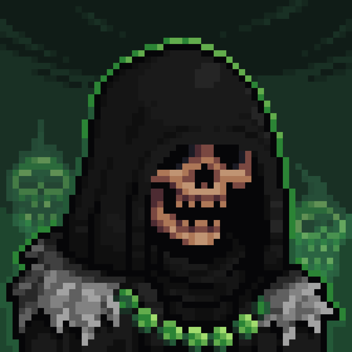 "In quest to master life and death, the necromancer discovered ancient secrets beyond mortal comprehension. He communed with beings from unknown realms, forging pacts that bound him ever closer to the abyss"