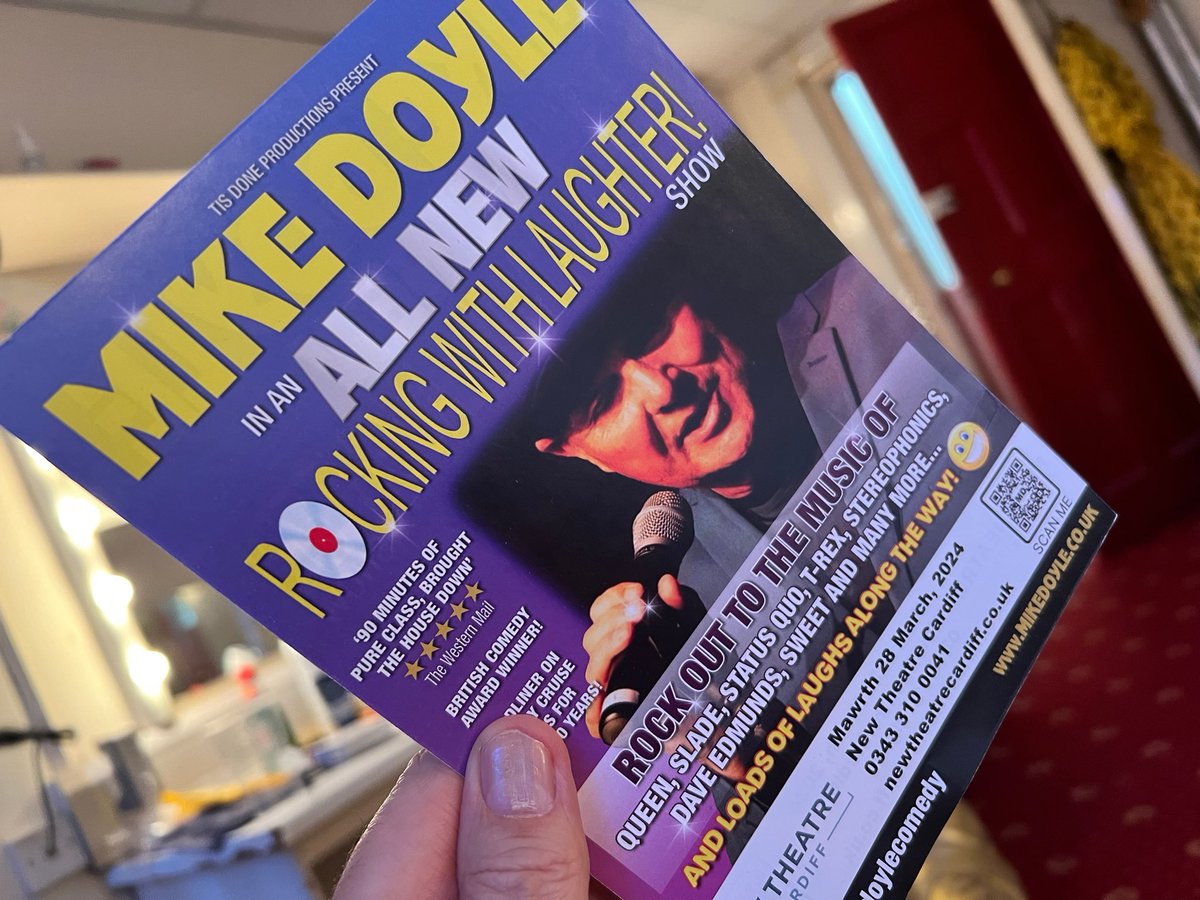 MikeDoyleComedy's tweet photo. 28th March 2024 @New_Theatre who’s coming ? #RockingWithLaughter https://t.co/UScLb9gvwr
