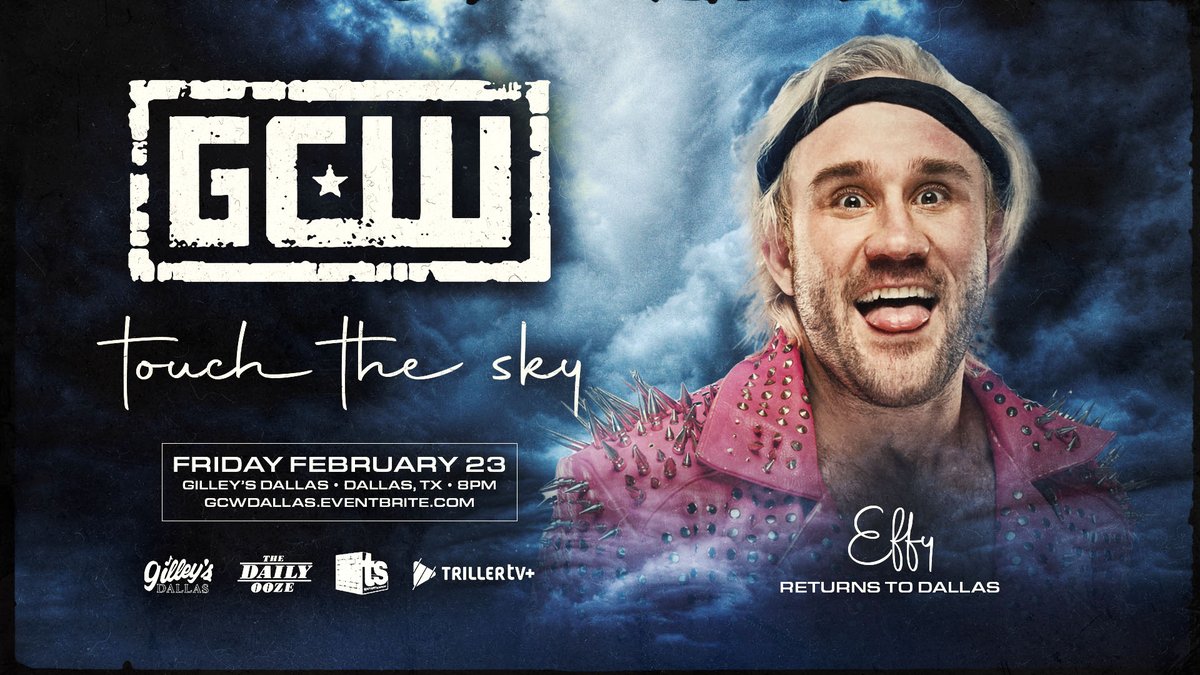 GCWrestling_'s tweet photo. Tickets for GCW's return to DALLAS and debut at Gilley's on February 23rd are On Sale NOW!

https://t.co/Z3bRus4Lcq

Already Signed:
Nick Gage
Jacob and Zilla Fatu
Blake Christian
Mance Warner
Fuego Del Sol
Bussy
+more!

Watch LIVE on @FiteTV+
Friday 2/23 - 8PM
Gilley's Dallas https://t.co/ZN2znM4mMT