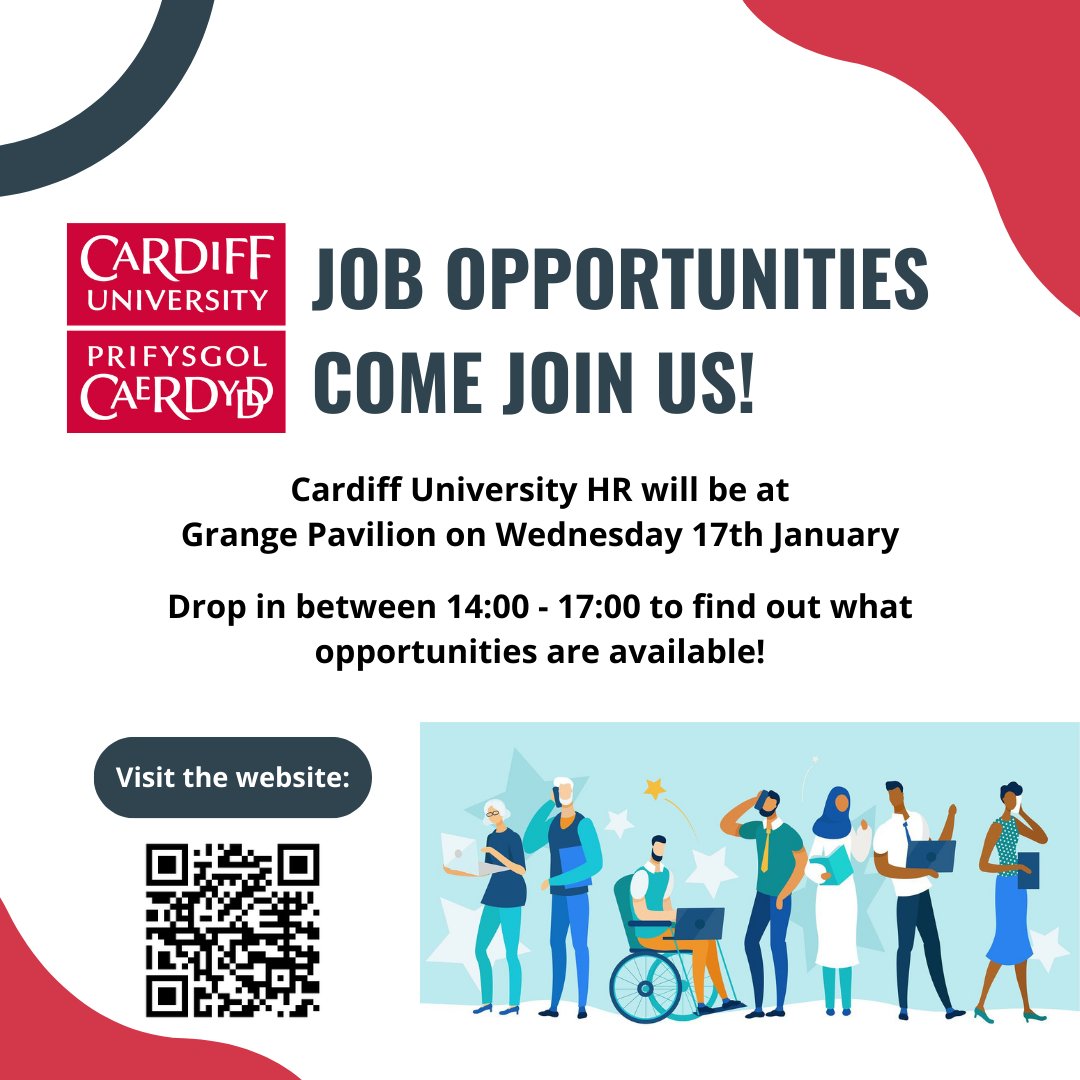 CommunityGtwy's tweet photo. Come along to @Grange_Pavilion from 14:00-17:00 next Wednesday for our monthly drop-in session with @cardiffuni HR staff to find out what job opportunities are currently available! 

Share and retweet!! 👇 
@mhairimcvi @AliAbdi_ @Niru_Sudarsan99 
@GPYouthForum @IntoWorkCardiff https://t.co/Q0c90YipqC