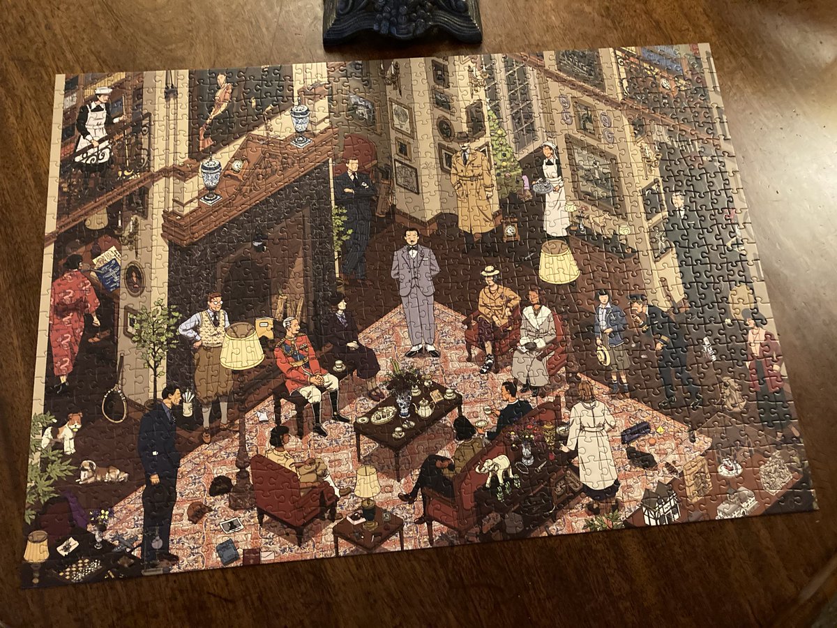 guy_tostevin's tweet photo. @agathachristie @LaurenceKingPub Christmas present completed! Thank you @agathachristie https://t.co/ztBrtqucTp